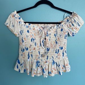 BCBG Floral Top - Size Small. New with tags.